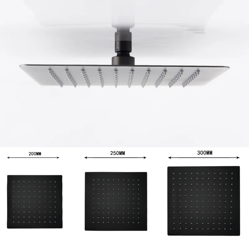 Brushed Gold Stainless Steel R - Shower Arm Ceiling Mount Brass Chrome recension och pris