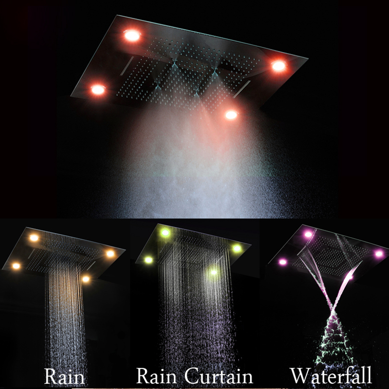 2026 Bathroom Concealed  LED S - Concealed Thermostatic Shower System Set recension och pris