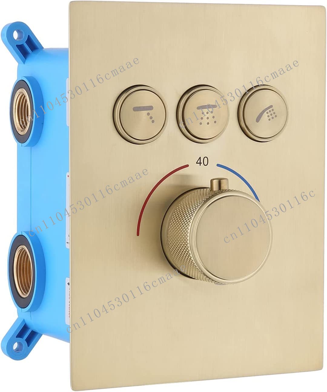Button 3-way shower diverter v - Thermostatic Shower Faucet Valve 3 Way recension och pris