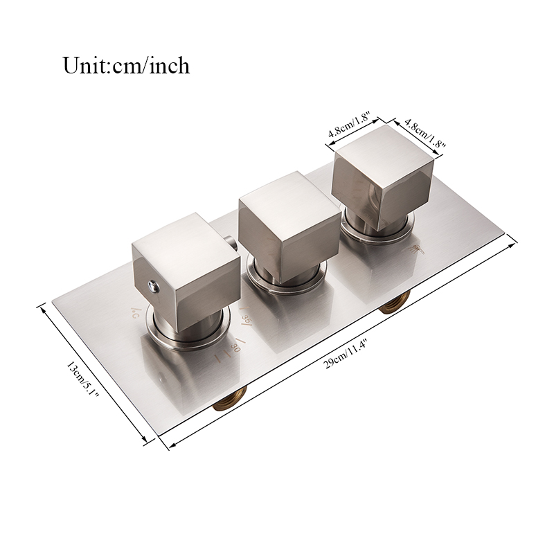 Thermostatic Concealed Control - Thermostatic Shower Faucet Valve 3 Way recension och pris