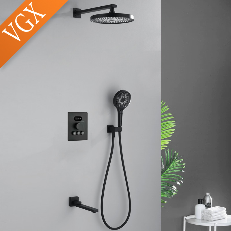 VGX Concealed Thermostatic Sho - Concealed Thermostatic Shower System Set recension och pris
