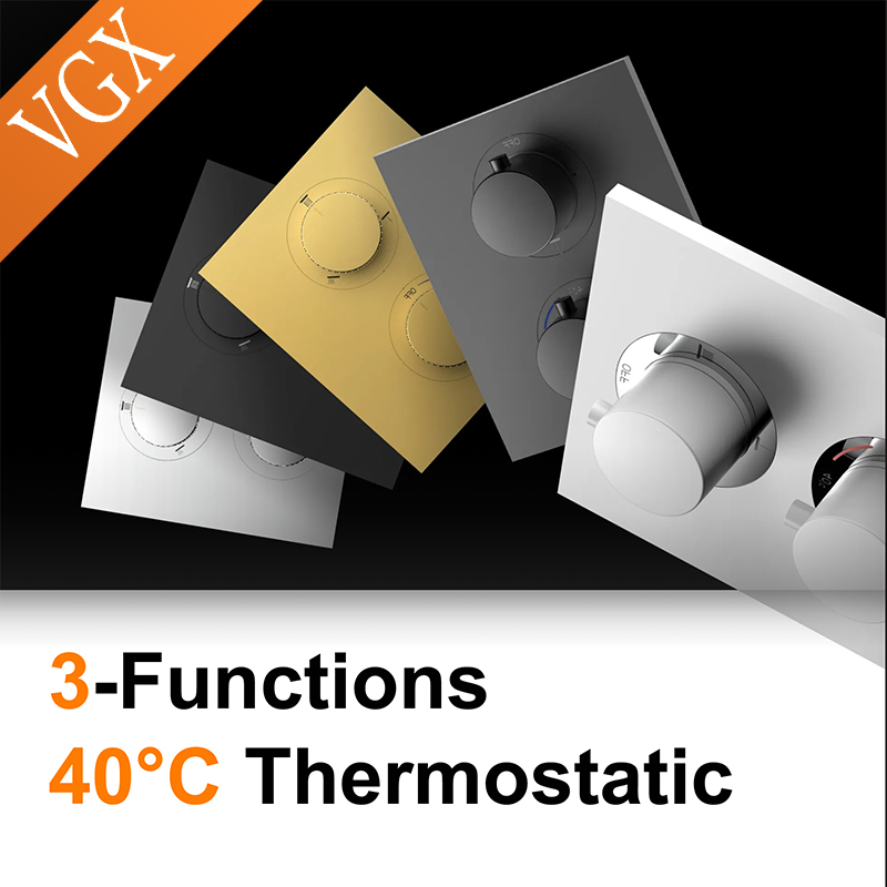 VGX Concealed Thermostatic Sho - Concealed Thermostatic Shower System Set recension och pris