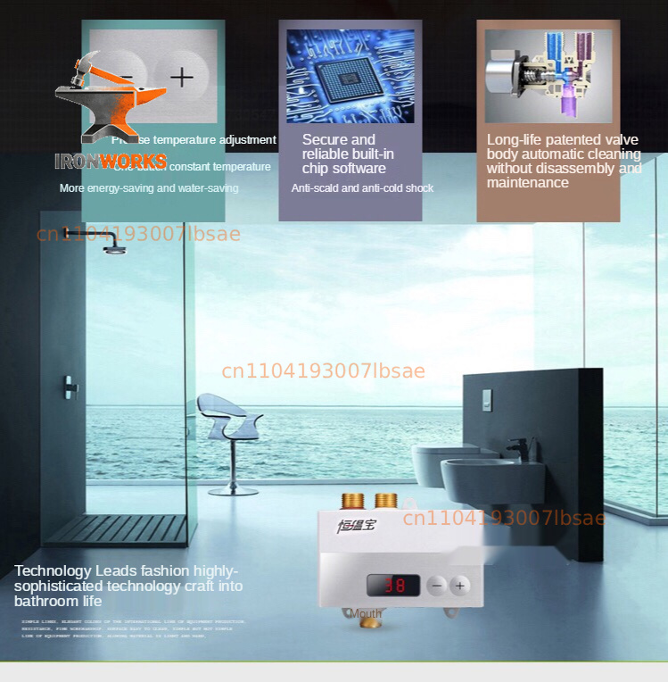 Shower System Thermostatic Wat - Thermostatic Mixing Valve Digital Display recension och pris