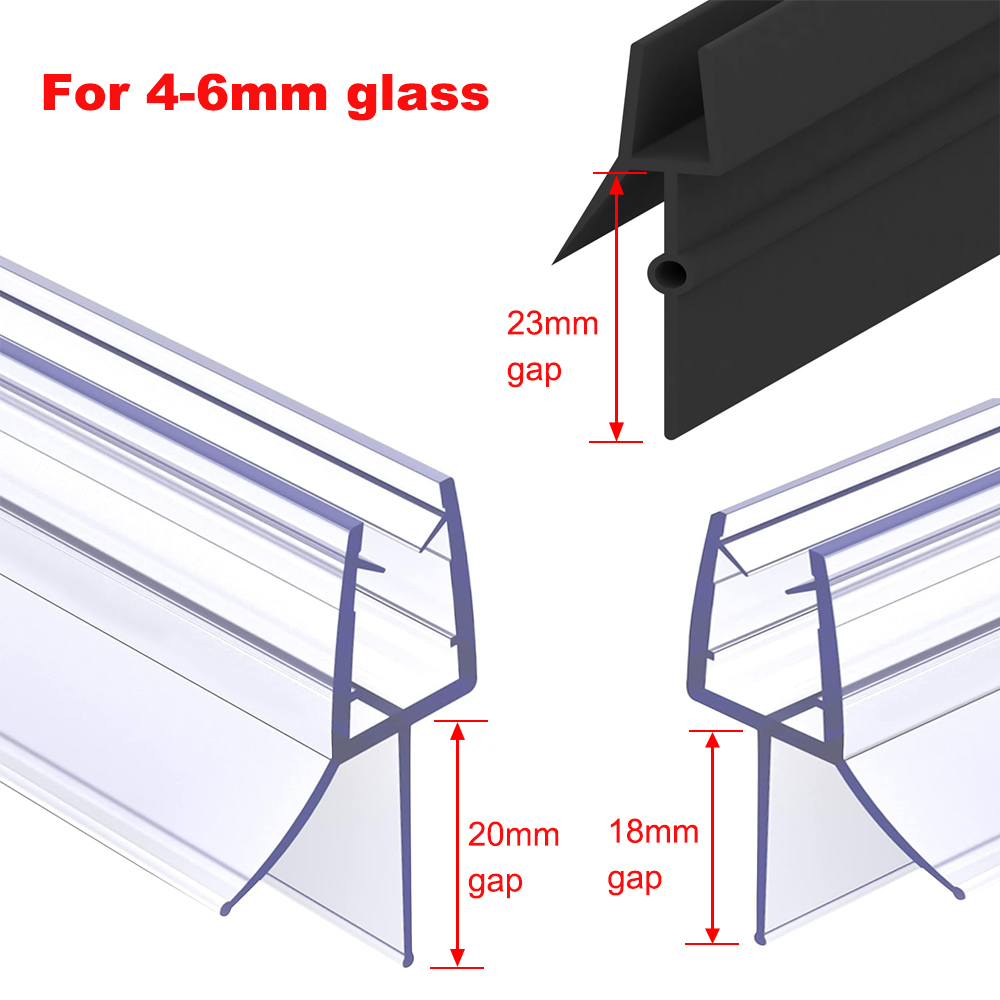 Shower Screen Door Seal Strip  - Shower Door Bottom Seal Strip Sweep recension och pris