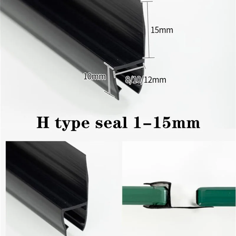 Black shower screen seal strip - Shower Door Bottom Seal Strip Sweep recension och pris