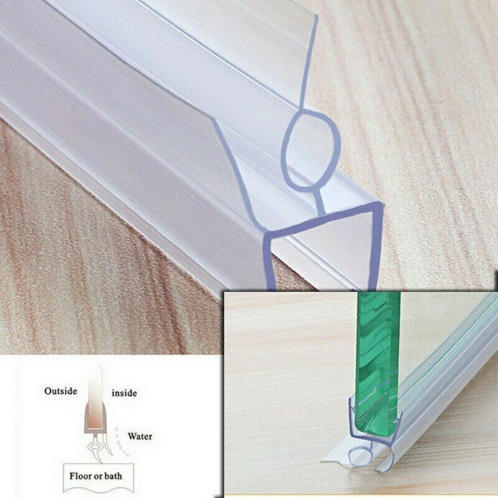 2Pcs Shower Screen Seal Strip  - Shower Door Bottom Seal Strip Sweep recension och pris