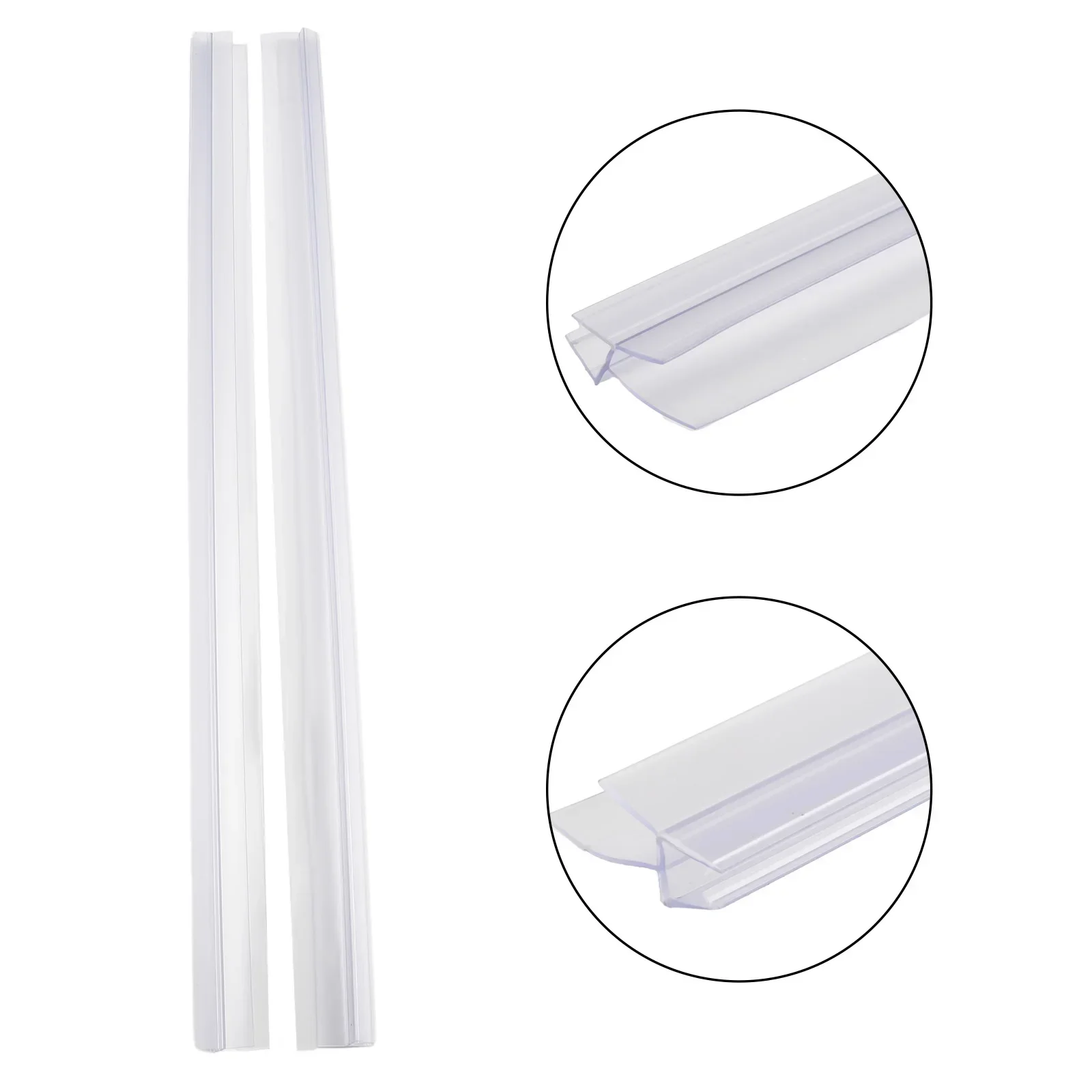 2pcs Bathroom Shower Screen Do - Shower Door Bottom Seal Strip Sweep recension och pris