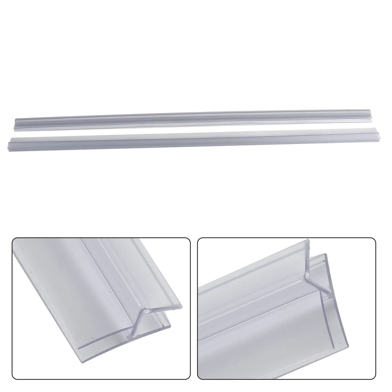 2pcs Bathroom Shower Screen Do - Shower Door Bottom Seal Strip Sweep recension och pris