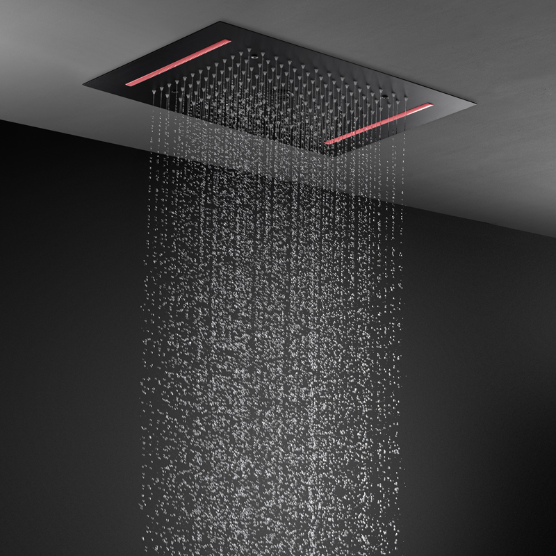 LED Shower Rain Column Thermos - Thermostatic Shower Faucet Valve 3 Way recension och pris