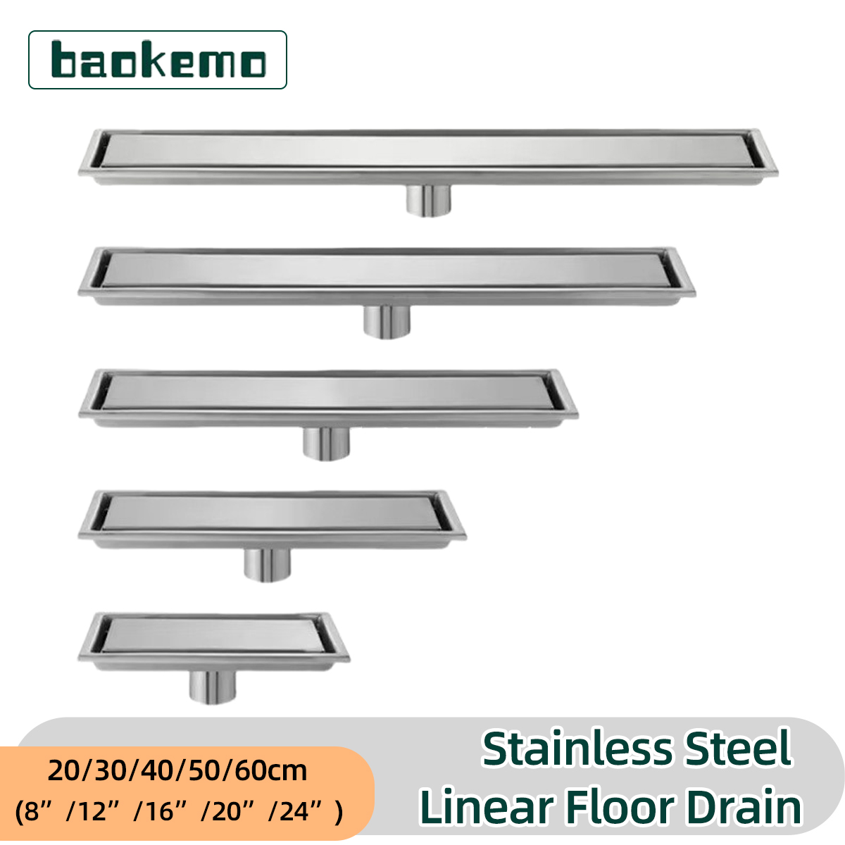 Linear Shower Drain with Tile- - Linear Shower Drain Stainless 304 Tile In recension och pris
