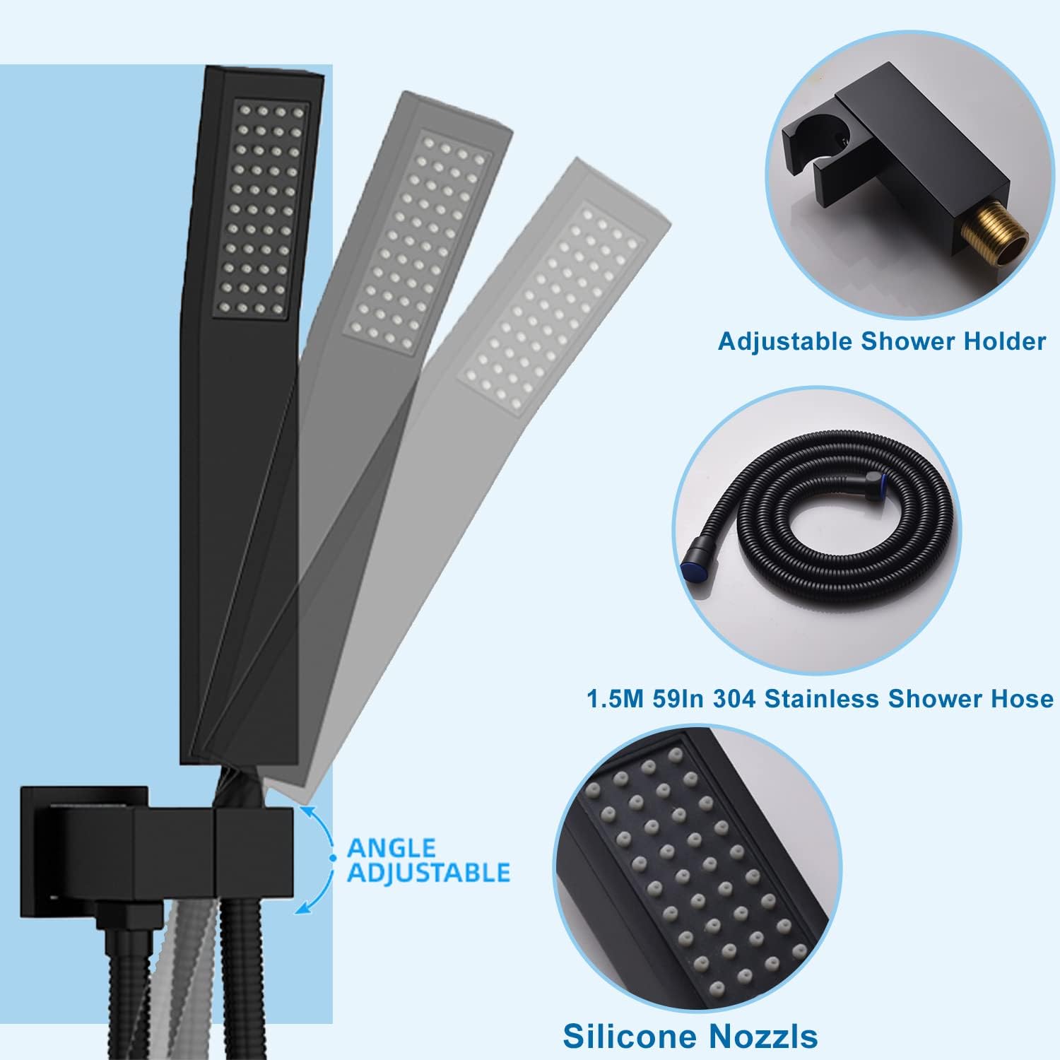 ZAPPO Thermostatic Shower Syst - Thermostatic Shower Faucet Valve 3 Way recension och pris