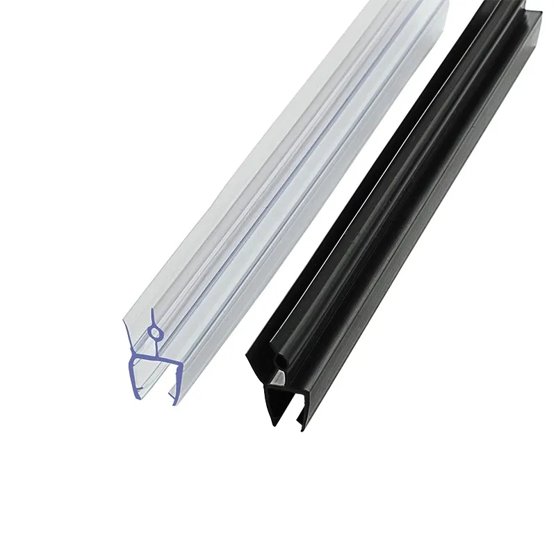 2X50CM PVC shower screen seal  - Shower Door Bottom Seal Strip Sweep recension och pris