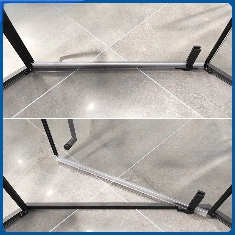 2X50CM PVC shower screen seal  - Shower Door Bottom Seal Strip Sweep recension och pris