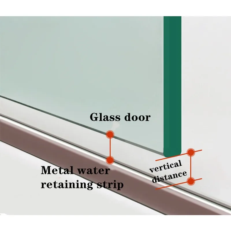 2X50CM PVC shower screen seal  - Shower Door Bottom Seal Strip Sweep recension och pris