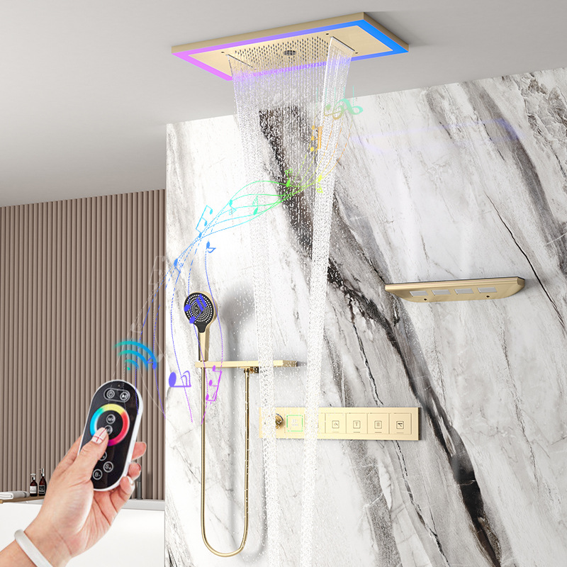 630*330mm Rain Shower System B - Thermostatic Mixing Valve Digital Display recension och pris