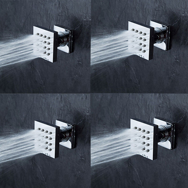 Body Shower Jets Bathroom Soli - Shower Body Jet Massage Spray Square recension och pris