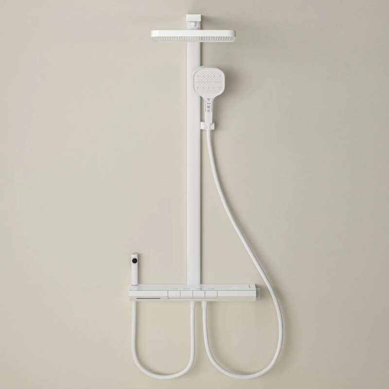 Hand-held rain shower head wit - Handheld Shower Head High Pressure Filter recension och pris