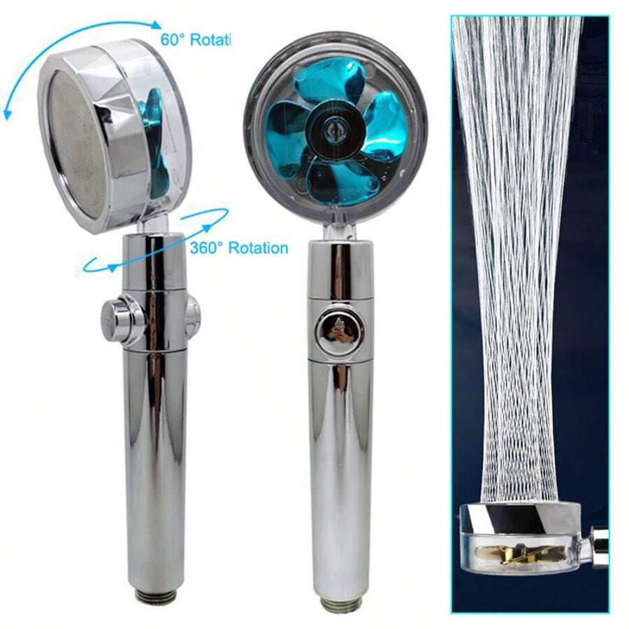 Propeller Driven Shower Head W - Handheld Shower Head High Pressure Filter recension och pris
