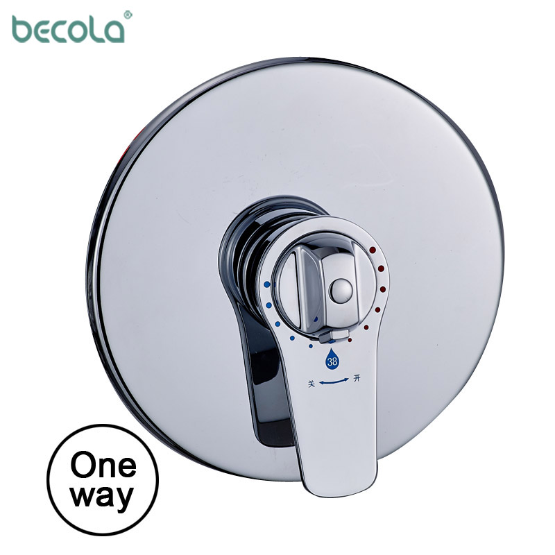 Concealed Mounted MixerBrass W - Thermostatic Shower Faucet Valve 3 Way recension och pris