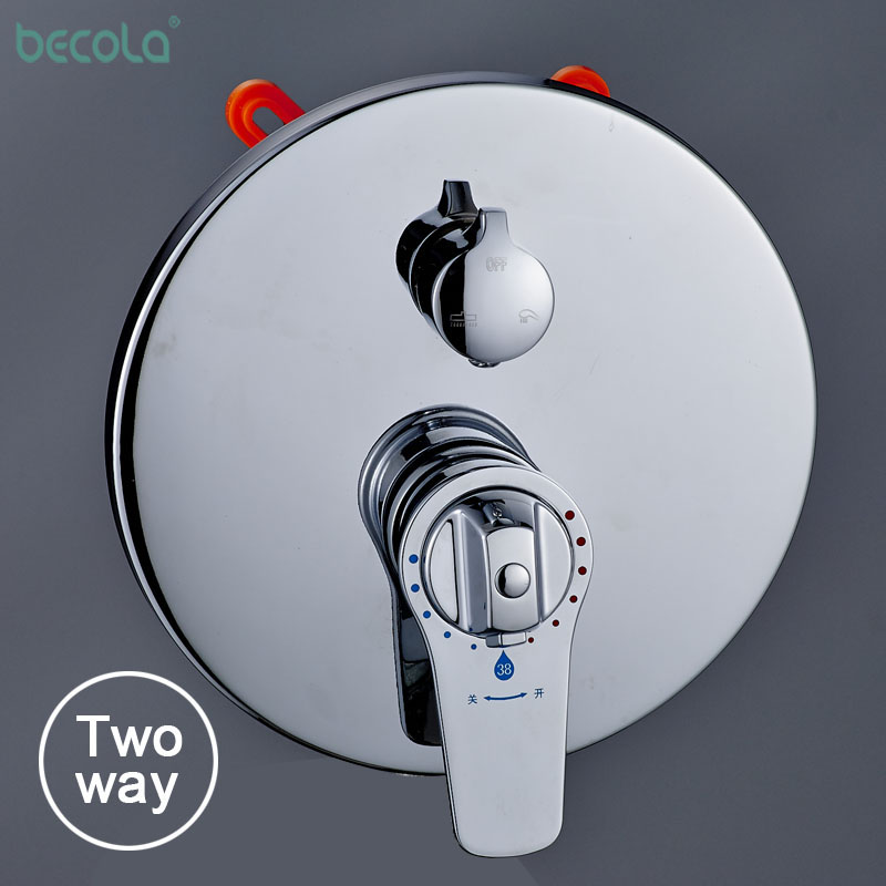 Concealed Mounted MixerBrass W - Thermostatic Shower Faucet Valve 3 Way recension och pris