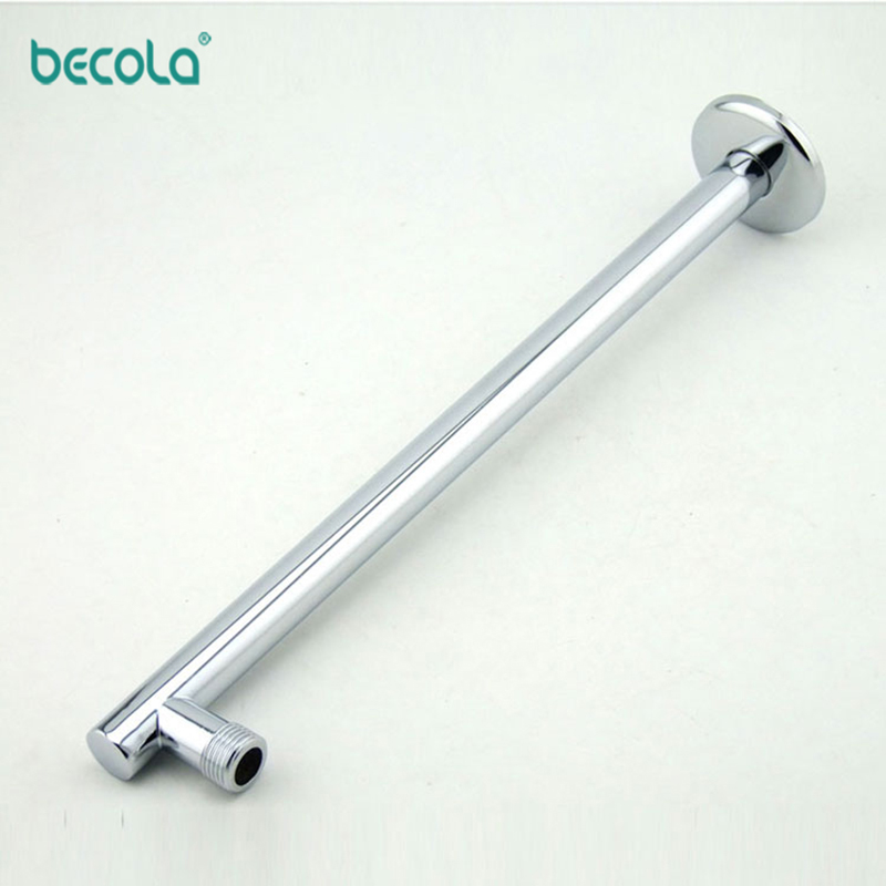 BECOLA Bathroom Copper Wall Sh - Shower Arm Ceiling Mount Brass Chrome recension och pris