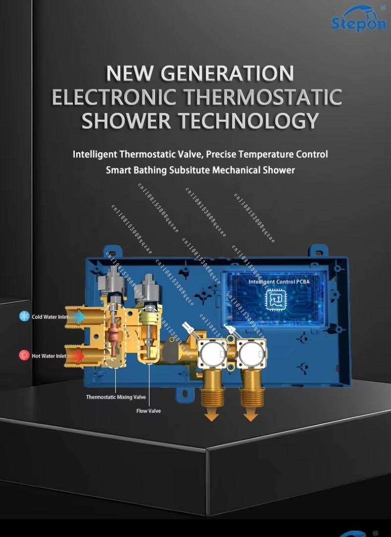 Thermostatic Digital Bathroom  - Concealed Thermostatic Shower System Set recension och pris