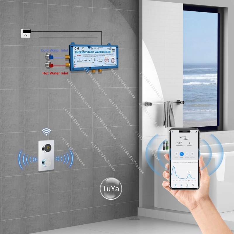 Thermostatic Digital Bathroom  - Concealed Thermostatic Shower System Set recension och pris