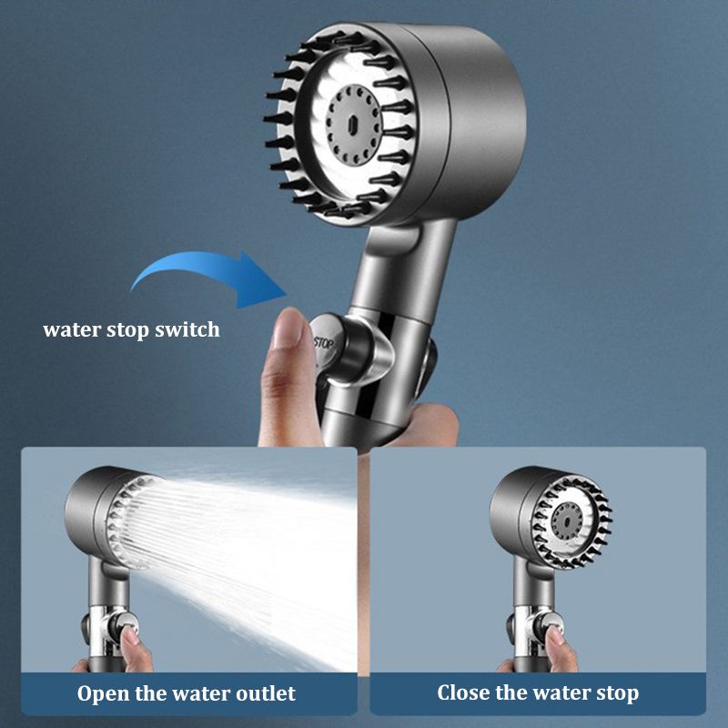 3 Modes High Pressure Handheld - Handheld Shower Head High Pressure Filter recension och pris