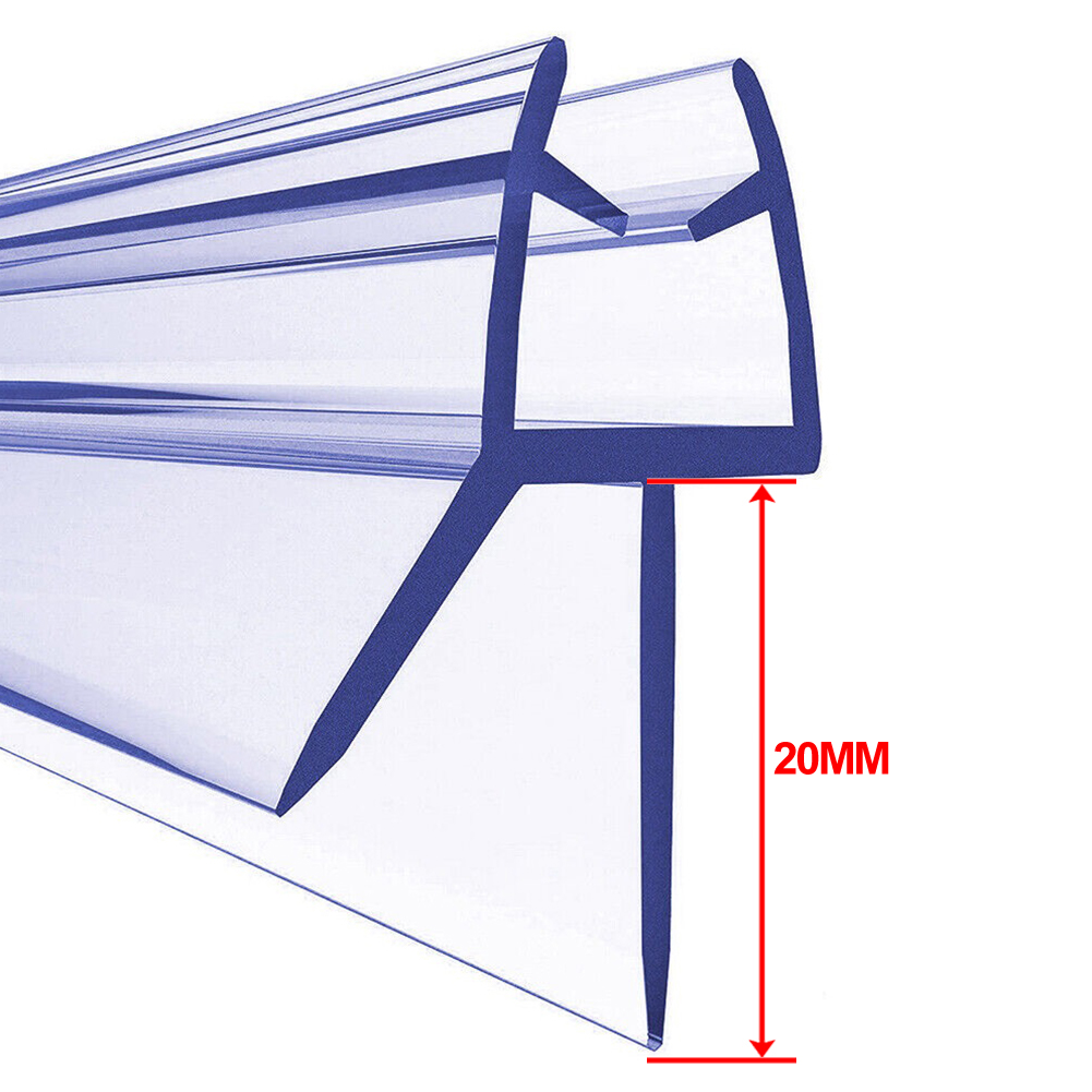 2pcs Bathroom Shower Screen Do - Shower Door Bottom Seal Strip Sweep recension och pris