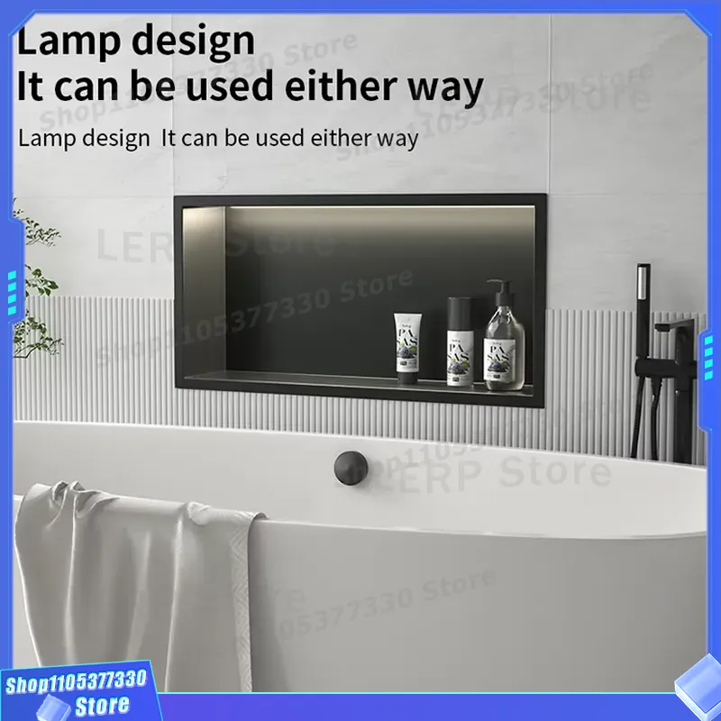 Matte Black Stainless Steel Sh - Shower Niche Stainless Steel Recessed recension och pris