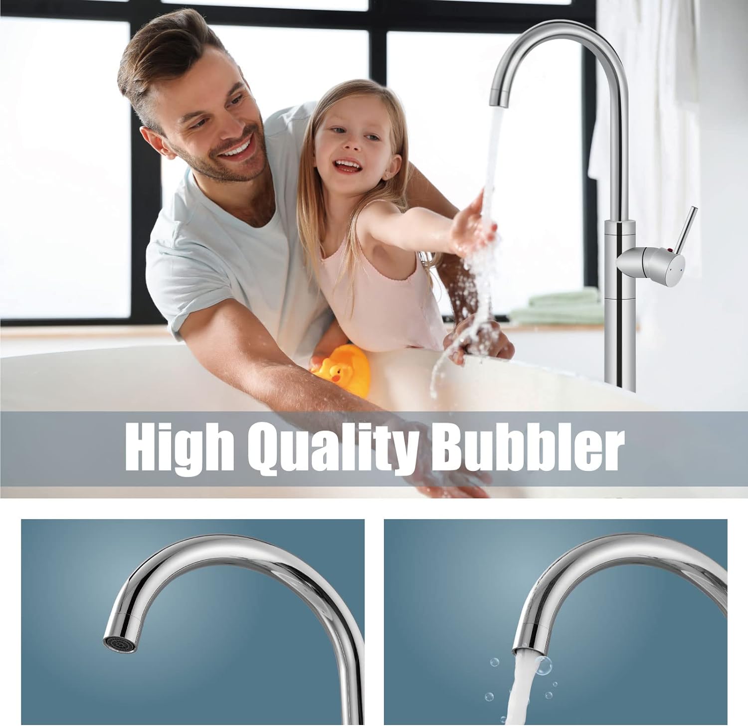 ZAPPO Freestanding Bathtub Fau - Freestanding Bathtub Filler Faucet Floor recension och pris