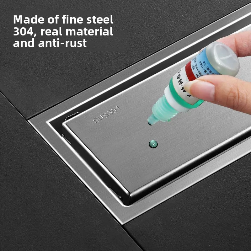 304 Stainless Steel Invisible  - Linear Shower Drain Stainless 304 Tile In recension och pris